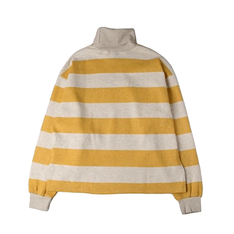 Yellow Striped Turtleneck