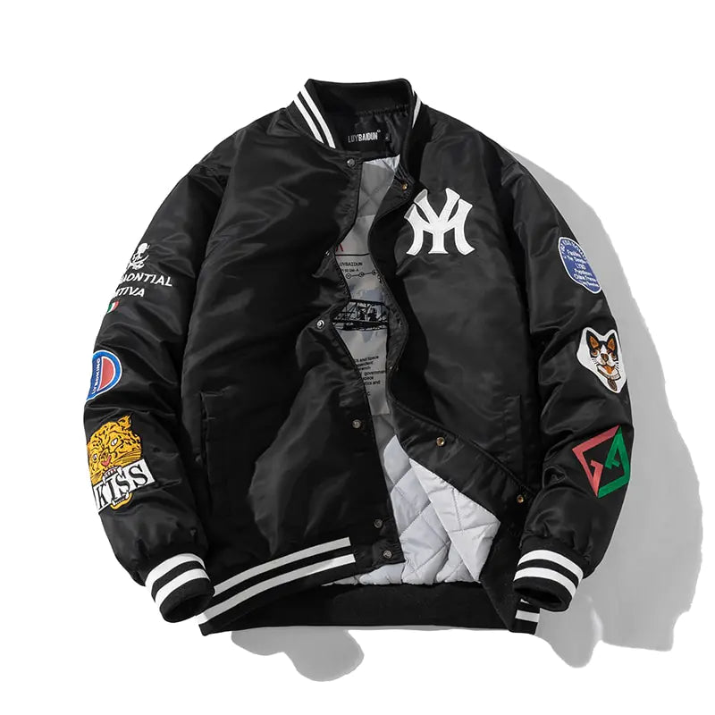 Winter Graphic Bomber Jacket