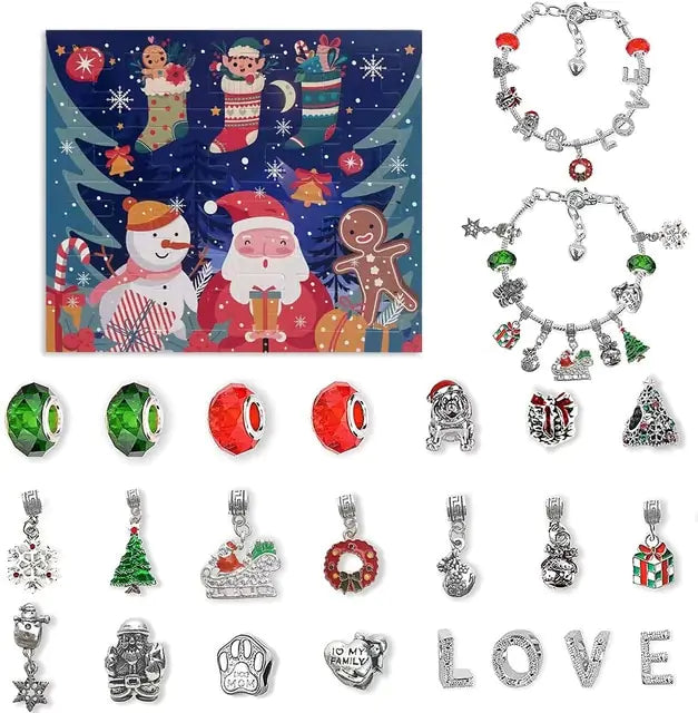 Christmas Countdown Calendar Bracelets Kit