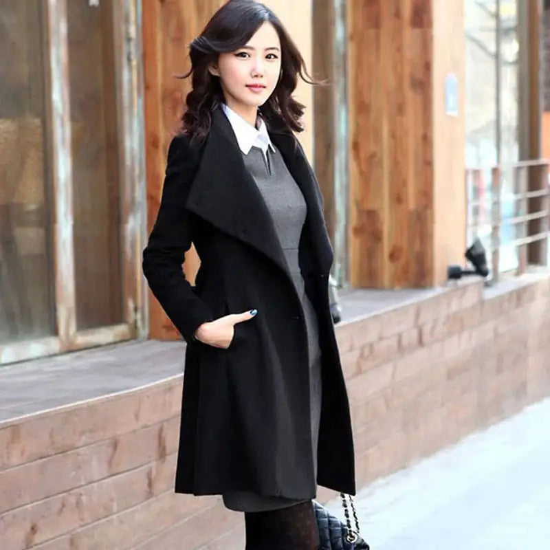 Winter Cashmere Long Womens Coat