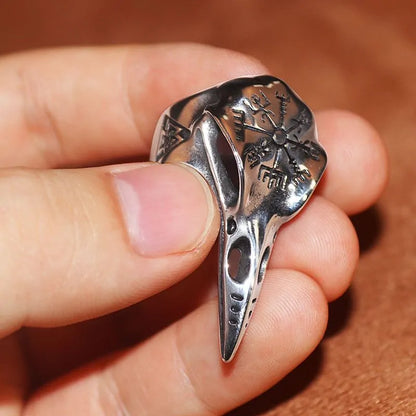 Gothic Bird Skull Ring