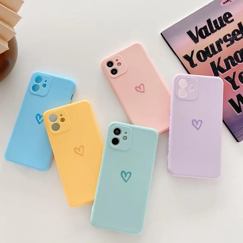 iPhone Heart Case Models 7-13