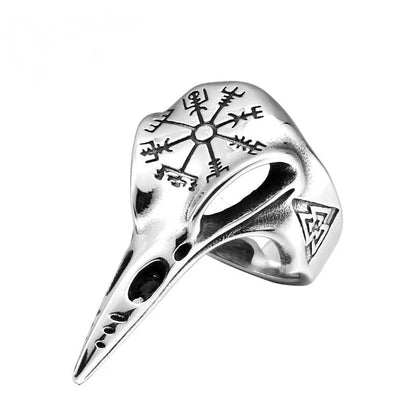 Gothic Bird Skull Ring