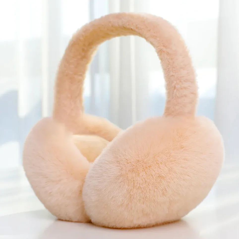 Winter Warm Rabbit Fur Earmuffs