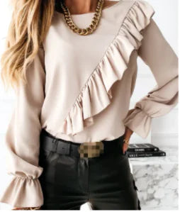 Womens Ruffled Blouse