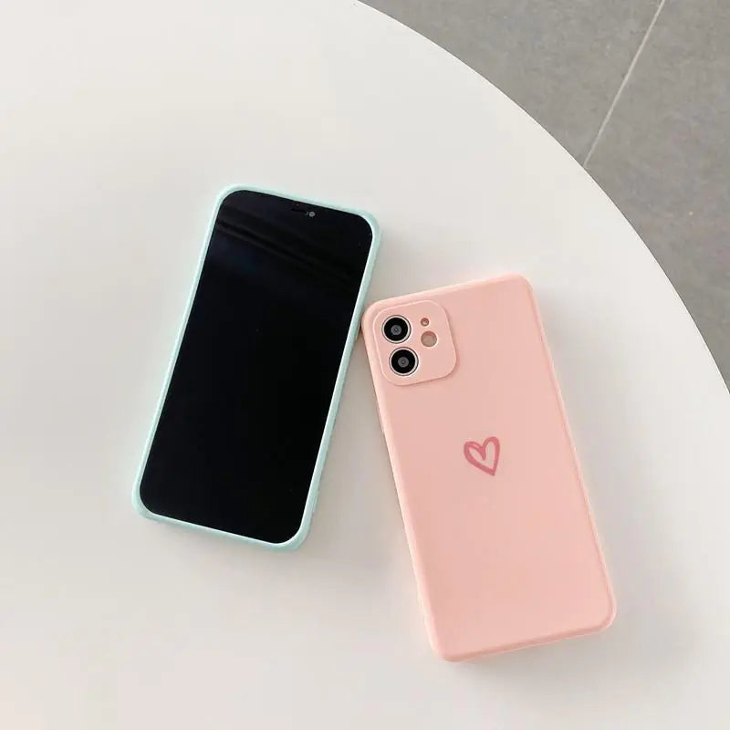 iPhone Heart Case Models 7-13