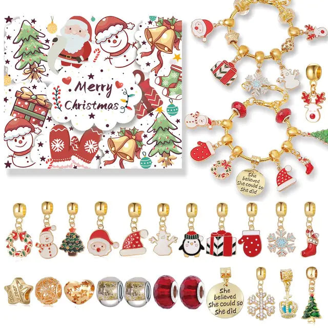 Christmas Countdown Calendar Bracelets Kit