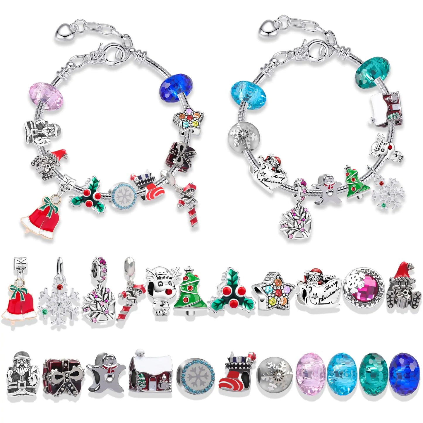 Christmas Countdown Calendar Bracelets Kit