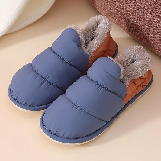 Winter Fur-Lined Rainproof Shoes