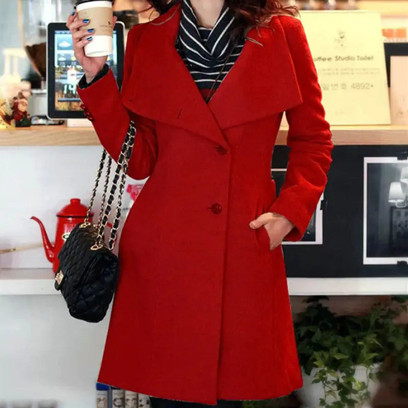 Winter Cashmere Long Womens Coat