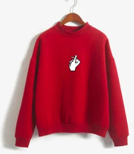 K-Pop Love Heart Sweatshirt