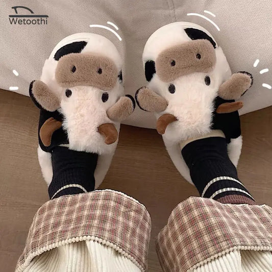 Cute Cow Slippers