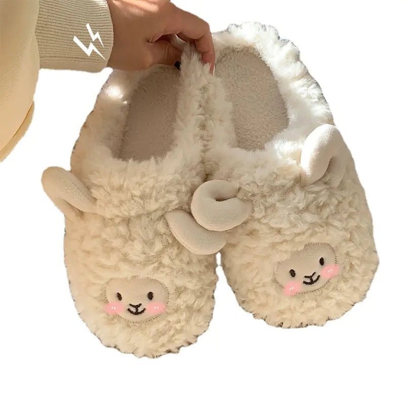 Animal House Slippers Lamb/Dog