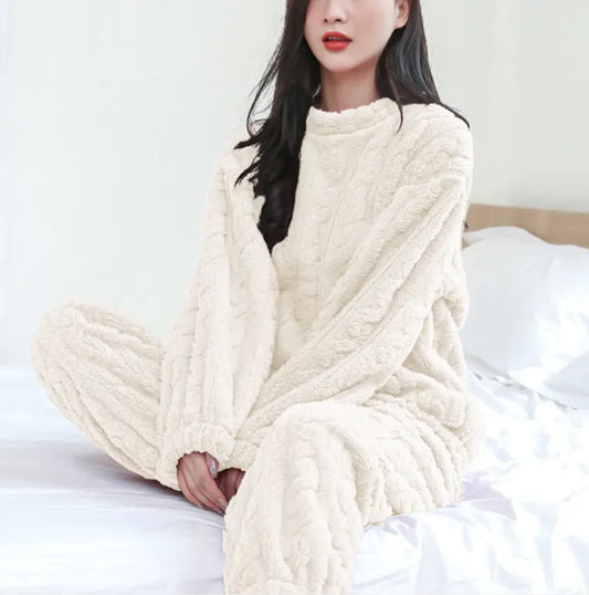 Fluffy Pajama Set