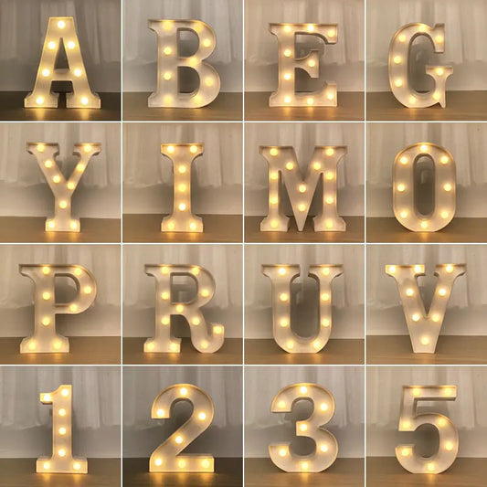 LED Alphabet Letters & Numbers