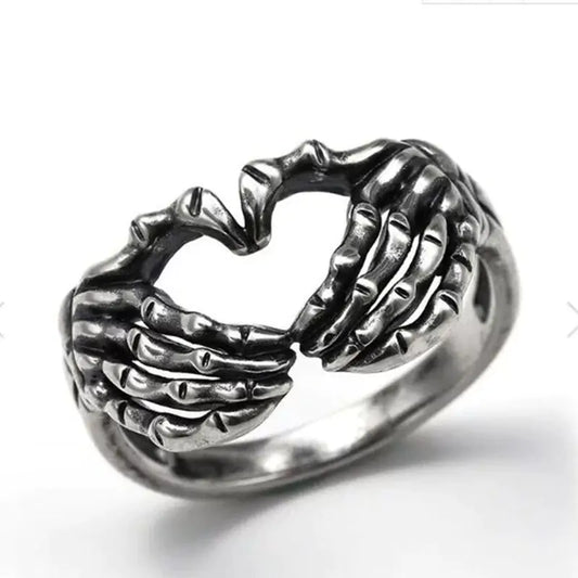 Hand-Heart Ring