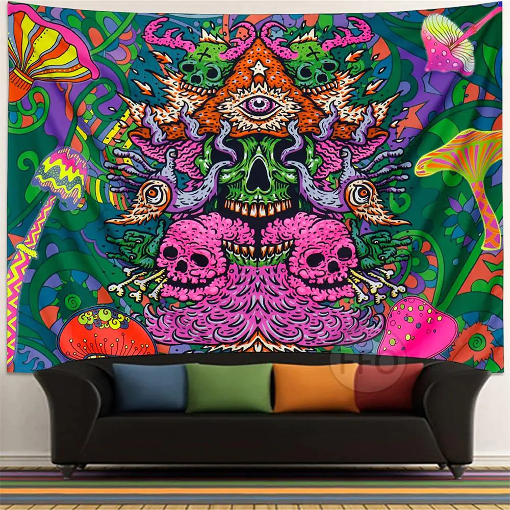 Aesthetic Trippy Tapestry