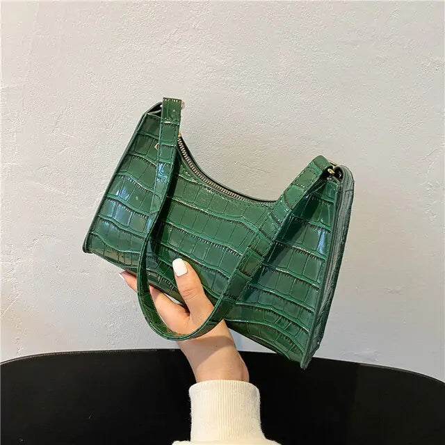 Faux Leather Pleated Handbags