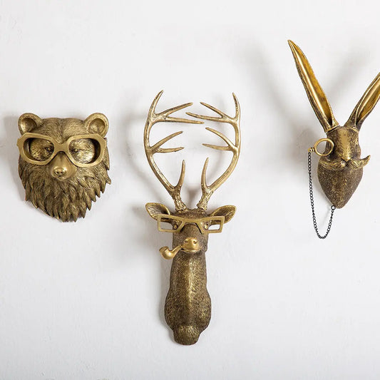 Animal Wall Decorative Figurines