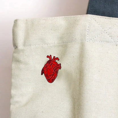 Anatomical Heart Enamel Pin