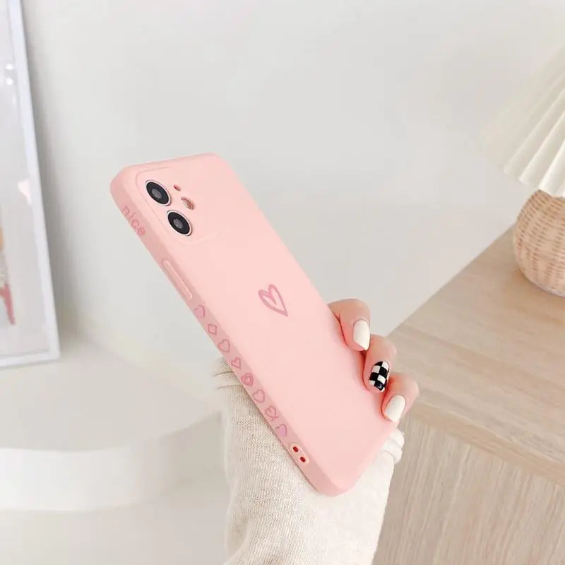 iPhone Heart Case Models 7-13