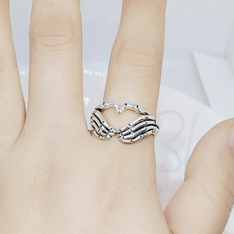 Hand-Heart Ring