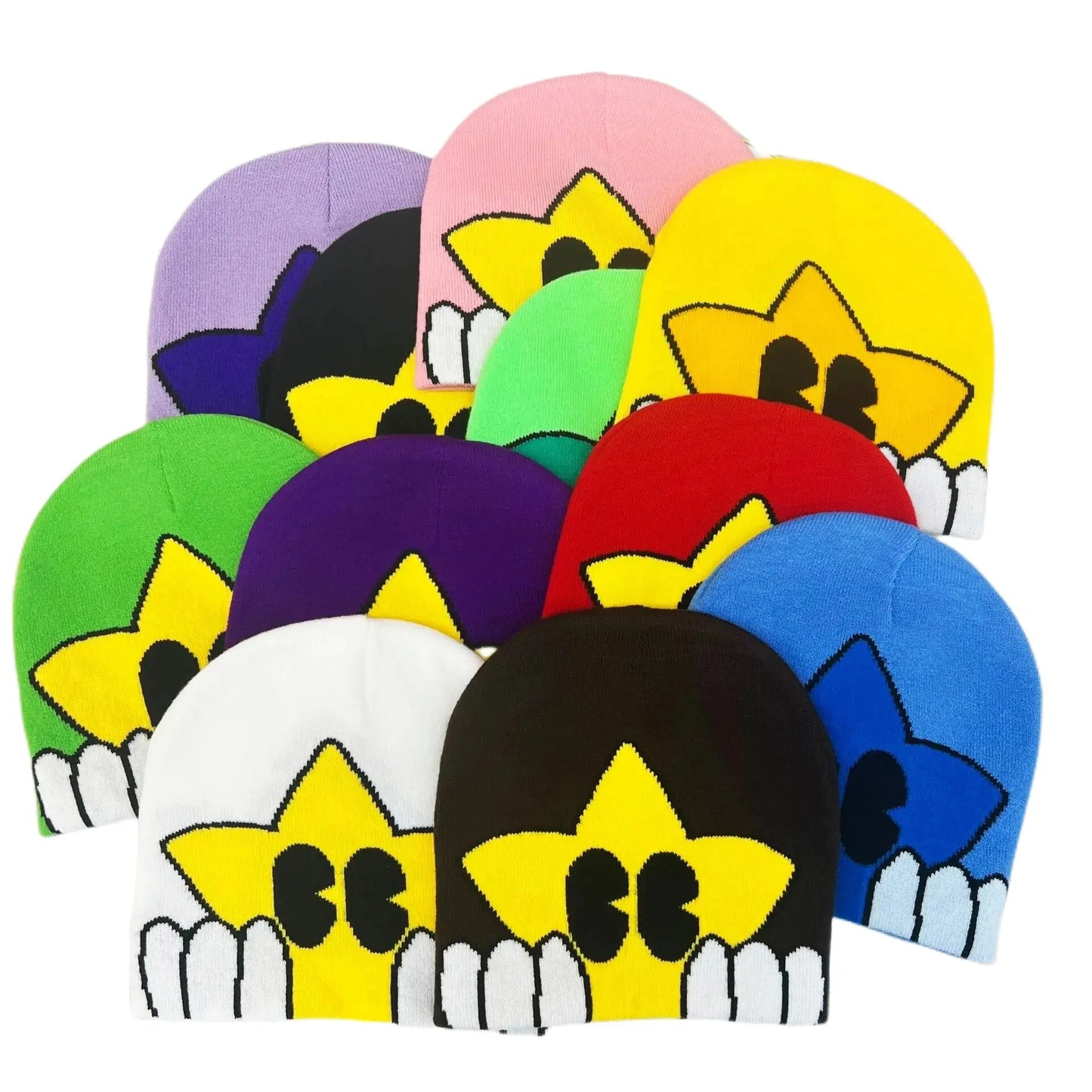 Cartoon Star Beanie Hats