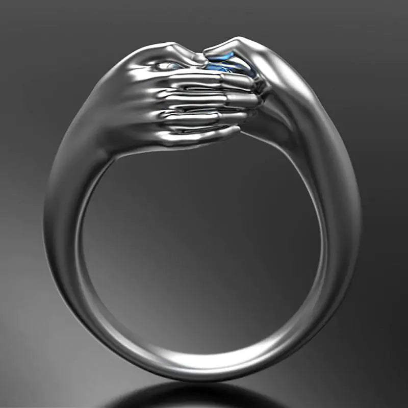 Hand-Heart Ring