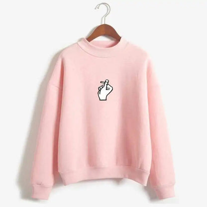 K-Pop Love Heart Sweatshirt