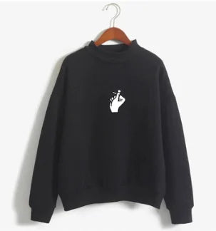 K-Pop Love Heart Sweatshirt