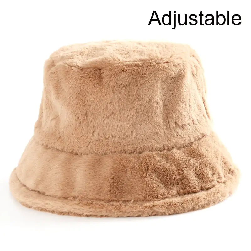 Winter Fluffy Bucket Hats