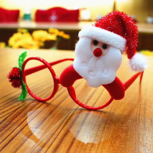 Festive Santa Glasses