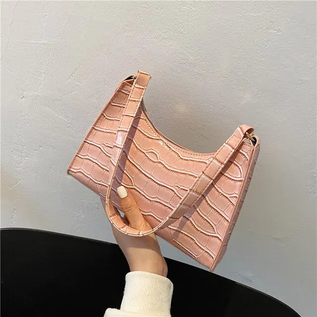 Faux Leather Pleated Handbags