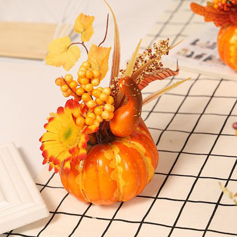 Cute Artificial Pumpkin Decoration