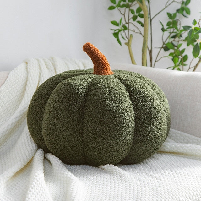 Stuffed Pumpkin Pillow Autumn Decor