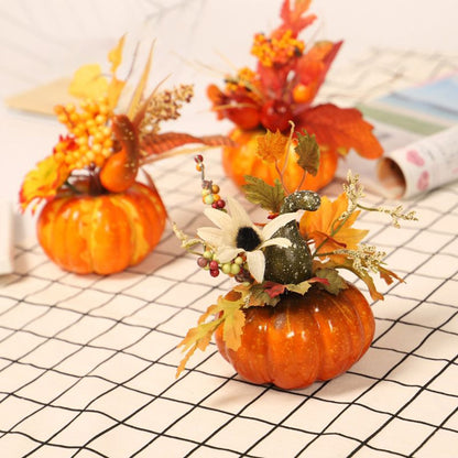 Cute Artificial Pumpkin Decoration