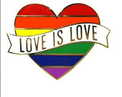 Love Is Love Enamel Pin Badge LGBTQ+