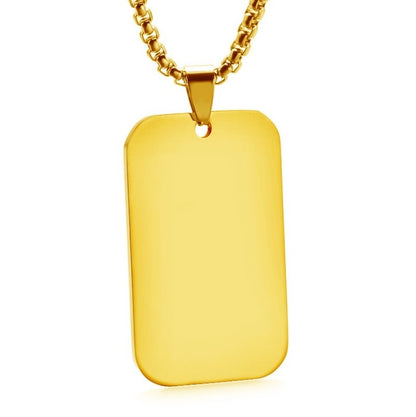 Classic Military Tags Necklace