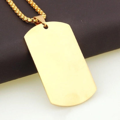 Classic Military Tags Necklace