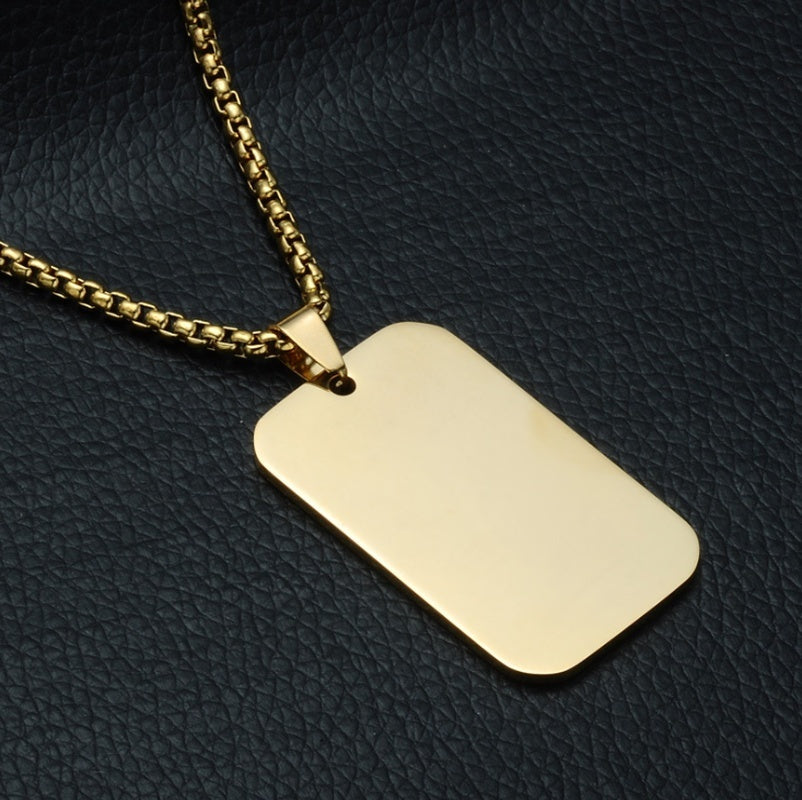 Classic Military Tags Necklace