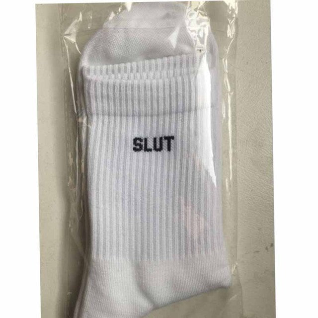 Slogan Socks "Don't Follow Me, I'm Lost Too"