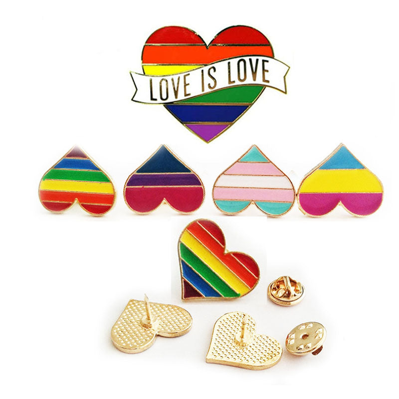 Love Is Love Enamel Pin Badge LGBTQ+