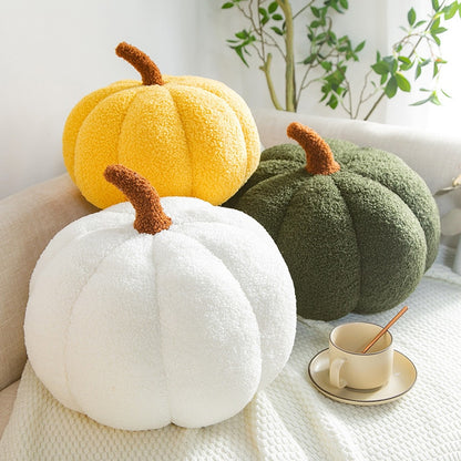 Stuffed Pumpkin Pillow Autumn Decor