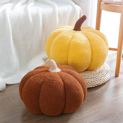 Stuffed Pumpkin Pillow Autumn Decor