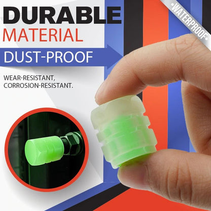 Luminous Green Tire Valve Cap