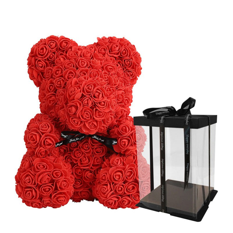 Valentine's Day Gift 25cm Rose Teddy Bear Multi-Color