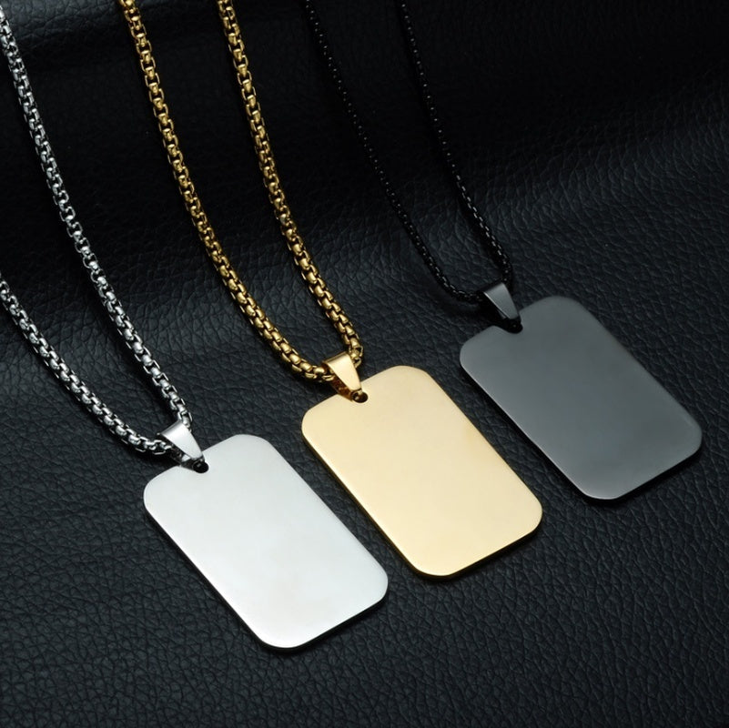 Classic Military Tags Necklace