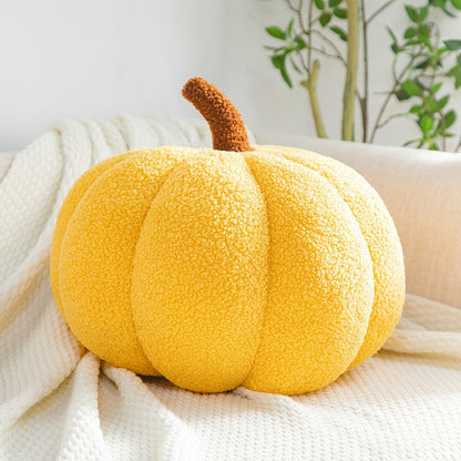 Stuffed Pumpkin Pillow Autumn Decor