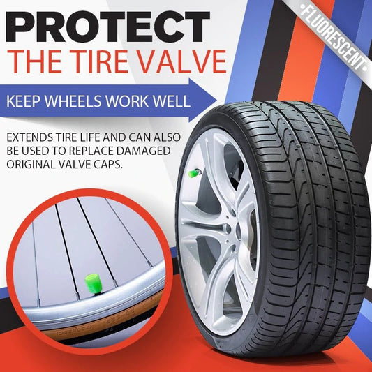 Luminous Green Tire Valve Cap