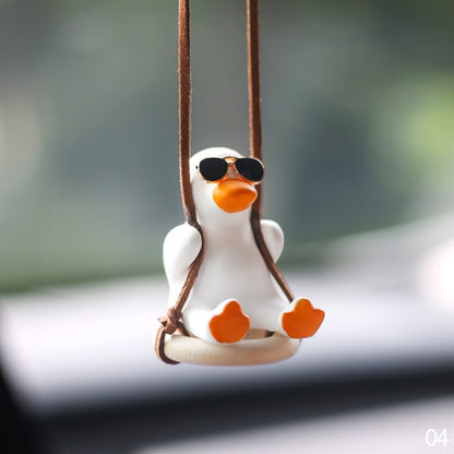 Car Pendant Cute Swinging Duck